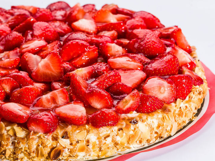 Aardbei Puddingbodem groot