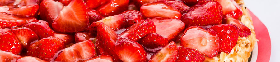 Aardbei Puddingbodem groot