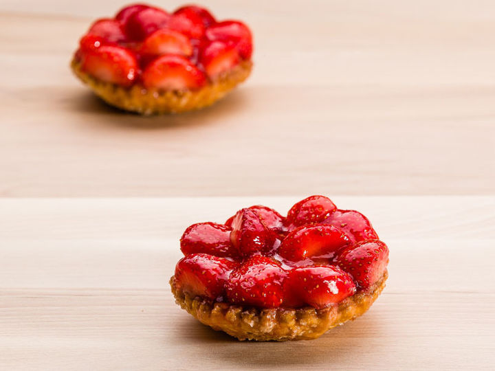 Aardbeiengebakje korst