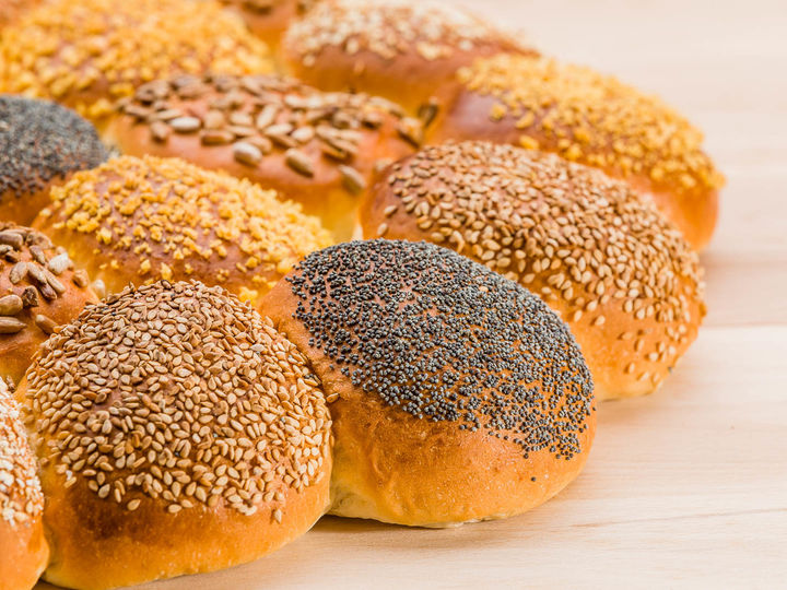 Plak minibr tarwe gedecoreerd  30stuks